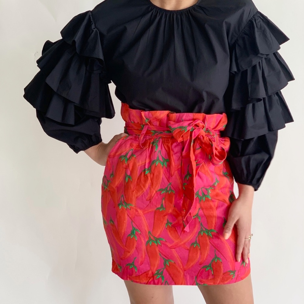 Farm Rio Chili Pepper Skirt